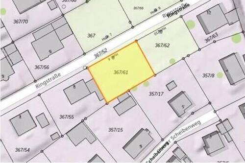 Lageplan - Grundstück in Trausnitz