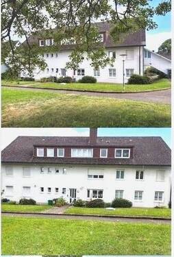 Rückseite Gebäude - 2 Zimmer Mehrfamilienhaus, Wohnhaus zum Kaufen in Görwihl