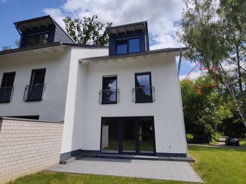 Rückansicht - 5 Zimmer Doppelhaushälfte zum Kaufen in Mehren
