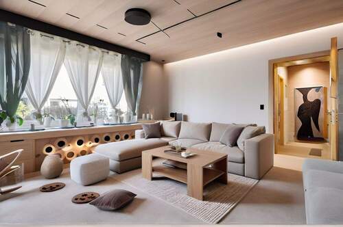 Wohnzimmer - Mehrfamilienhaus in ruhiger Wohngegend in Georgsmarienhütte