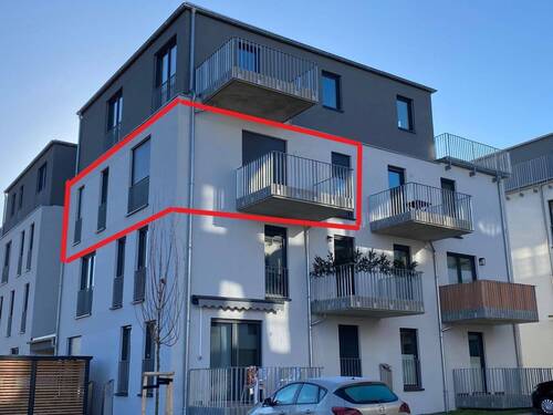 Hausansicht - 2 Zimmer Etagenwohnung zur Miete in Halle/Saale
