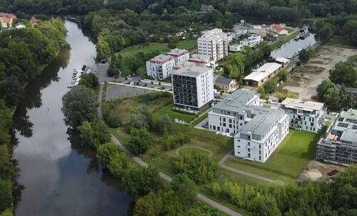 Luftbild Hausansicht - 2 Zimmer Etagenwohnung in Halle/Saale