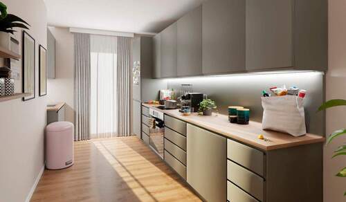 In der offenen Wohnküche bereiten Sie köstliche Ma - 