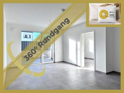 Titelbild_H1W2_neu - EG 2-Zimmer - Rollstuhlgerecht - Neubau - Terrasse