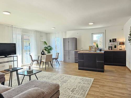 Einblick Wohnen-Essen-Kochen EG.jpg - 'Freiheit und Lebenskomfort genießen...Moderne ETW auf 2 Etagen mit Balkon und Terrasse in kleiner Wohnungseigentümergemeinschaft!'