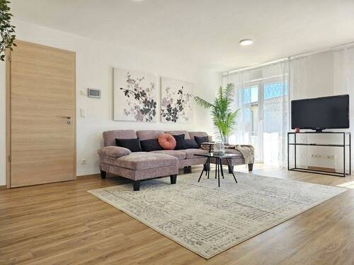 Ansicht Wohnbereich EG.jpg - 4 Zimmer Terrassenwohnung zum Kaufen in Aidenbach