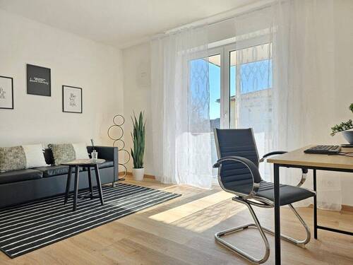 Einblick Büro od. Schlafen EG.jpg - Terrassenwohnung mit 140,00 m&sup2; in Aidenbach zum Kaufen