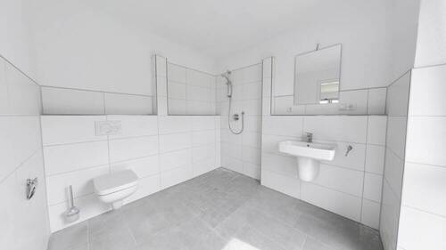 Badezimmer - Etagenwohnung mit 59,00 m&sup2; in Werlte zum Kaufen