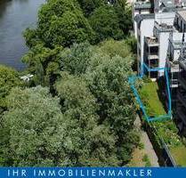 Exklusive Erdgeschoss- Eigentumswohnung mit Garten, zwei Stellplätzen , zwei Abstellräumen und hochwertiger Ausstattung mit Blick auf die Saale - Halle (Saale) Innenstadt