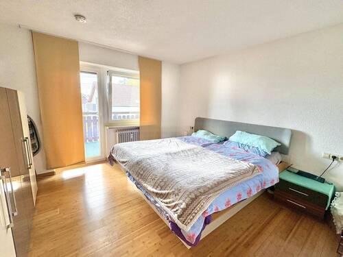Schlafzimmer - Etagenwohnung mit 82,30 m² in Bad Schussenried zum Kaufen
