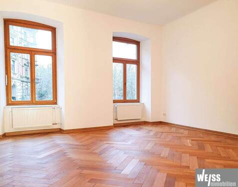 Wohnzimmer - Etagenwohnung mit 77,00 m&sup2; in Würzburg zur Miete