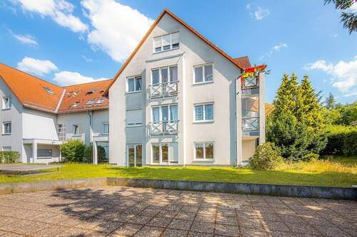 Außenansicht - 2-Raum-ETW mit stabiler Mieteinnahme, tollem Grundriss, 2 Terrassen und TG-Einzelstellplatz