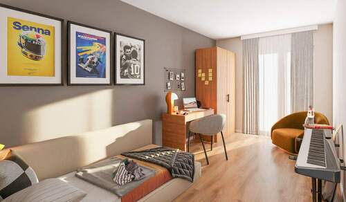 Weiteres Kinderzimmer - Etagenwohnung mit 103,80 m&sup2; in Düsseldorf zum Kaufen