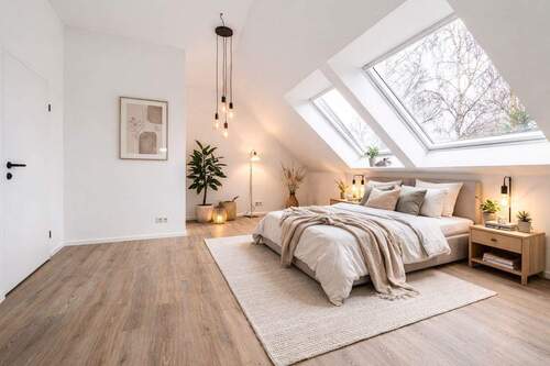 Schlafzimmer - Terrassenwohnung mit 118,00 m&sup2; in Krummhörn zum Kaufen