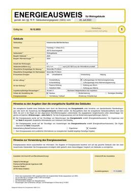 EnergieausweisFoto1 - Etagenwohnung mit 90,20 m&sup2; in Heide zum Kaufen