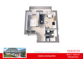 WHG-5_3D Grundriss - Etagenwohnung mit 36,10 m&sup2; in Garmisch-Partenkirchen zum Kaufen