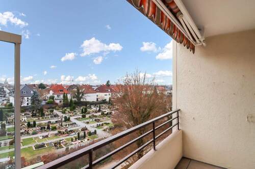 Aussicht vom Balkon - 