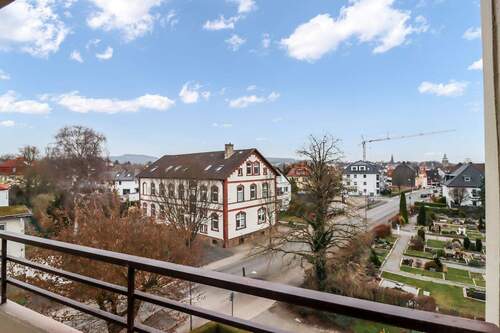 Aussicht vom Balkon - 