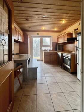 Wohnküche mit Balkon - 