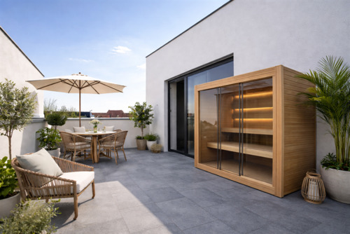 Wellness Terrasse DG 32 - Wohnwelten über den Baumkronen am Lietzensee, designed by quality