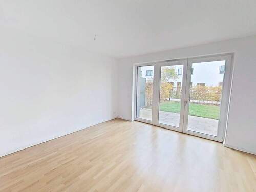 Ansicht II: Wohn- und Esszimmer - 4 Zimmer Reihenmittelhaus in Hannover