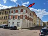 Eckansicht Oststraße/Unterstraße - 4 bis 5-Raum-Wohnung mit Terrasse in Aschersleben