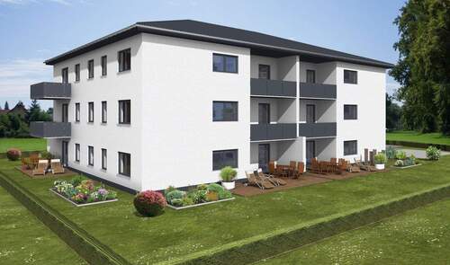 Außenansicht - Etagenwohnung mit 75,00 m&sup2; in Stralsund zur Miete