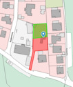 Grundstück 1.2 ca. 395qm (Skizze grüne Markierung) - 