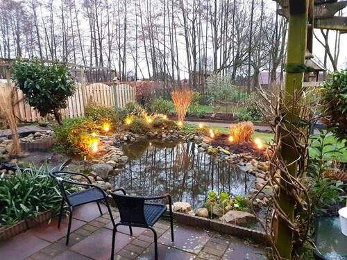 Abendromantik Ansicht Garten - 