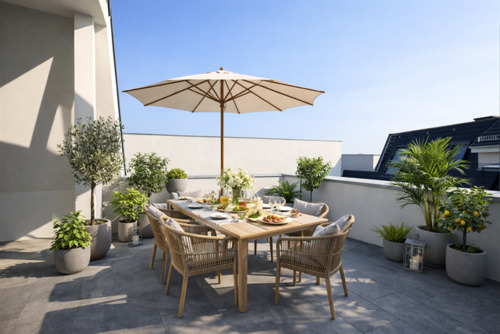 Terrasse auf Wohnebene - Etagenwohnung mit 371,10 m&sup2; in Berlin zum Kaufen
