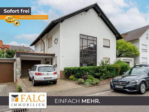 Strassenseite - Bruchsal EFH mit großem Wohn-Esszimmer und Garten für Kinder