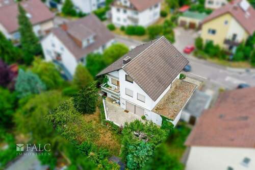 Luftbild - 5 Zimmer Einfamilienhaus in Bruchsal