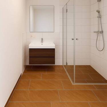 Badezimmer - 1 Zimmer Etagenwohnung in München