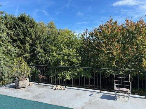 Blick vom Balkon - 6 Zimmer Einfamilienhaus in Weißenborn
