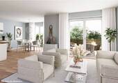 Wohnzimmer_Esszimmer - Etagenwohnung mit 68,50 m&sup2; in Nürnberg zum Kaufen