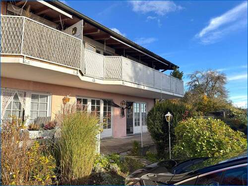 Terrasse 1 - BEZUGSFREIE 3,5-Zi.-ETW in Hegne m. Blick auf Untersee u. Reichenau, 2 x Terrassen, 2 x Bäder!