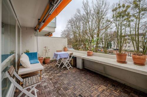 große Südterrasse - Etagenwohnung mit 82,00 m&sup2; in München zum Kaufen