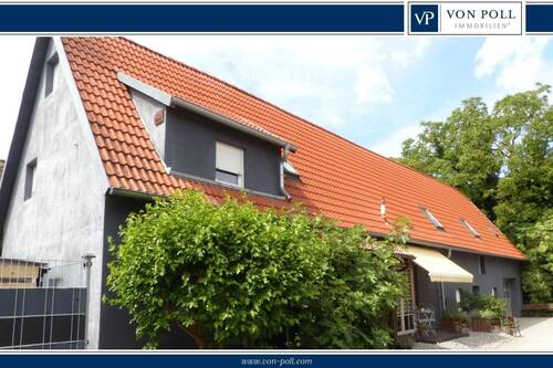 Außen - Gepflegtes Einfamilienhaus mit Einliegerwohnung und Landwirtschaftlichen Grundstück