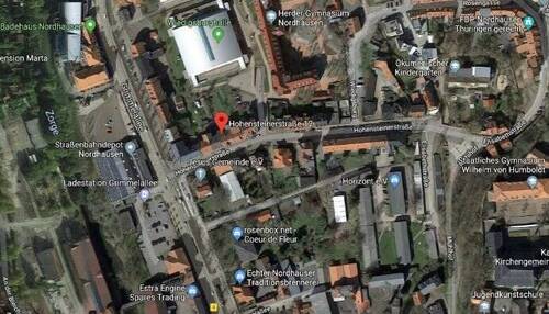 Lageplan - 4 Zimmer Etagenwohnung in Nordhausen