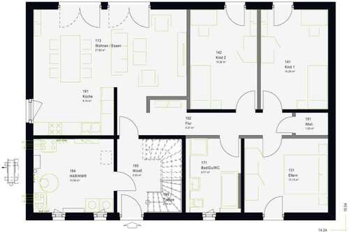 Wohnung Erdgeschoss - 