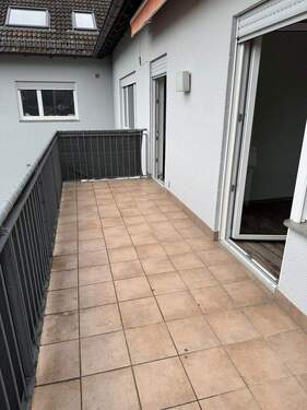 Balkon vom Schlafzimmer aus - 