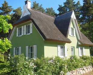 Traumhaftes reetgedecktes Ferienhaus mit einzigartiger Randlage an der Ostsee - Glowe