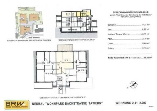 Bild 4 - Etagenwohnung mit 89,30 m&sup2; in Tawern zum Kaufen