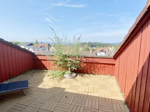 Dachloggia mit Aussicht - 