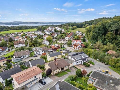 Luftaufnahme in Richtung Bodensee - 