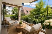Balkon (KI) - Grüne Oase in Heidelberg Altstadt: 3-Zimmerwohnung mit Stellplatz! (barrierearm)
