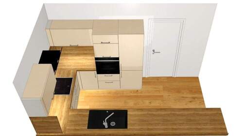 hochwertige Einbauküche - 