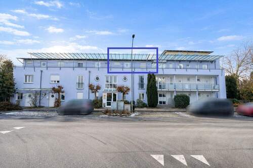 Ansicht Straßenseite - 2 Zimmer Etagenwohnung in Altötting