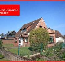 Solides Einfamilienhaus mit Einliegerwohnung in ruhiger Lage! - Langwedel Völkersen