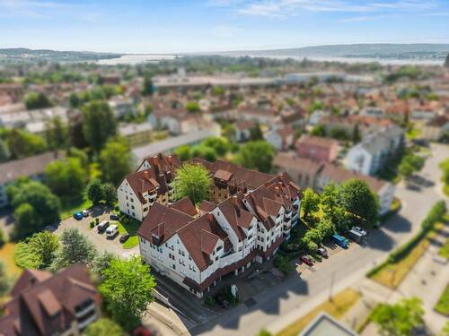 Luftaufnahme Nordansicht - 2 Zimmer Etagenwohnung in Radolfzell